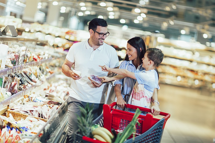 Family shopping