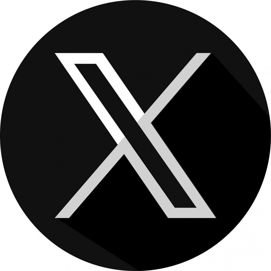 Button with X Logo