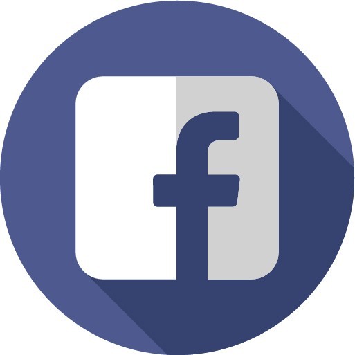 Button with Facebook Logo