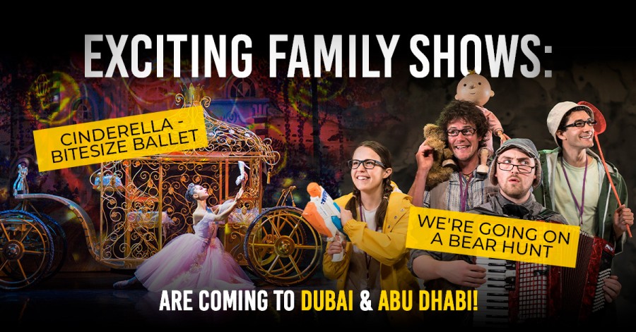 Exciting Family Shows: Cinderella - Bitesize Ballet and We're Going On A Bear Hunt Are Coming To Dubai & Abu Dhabi