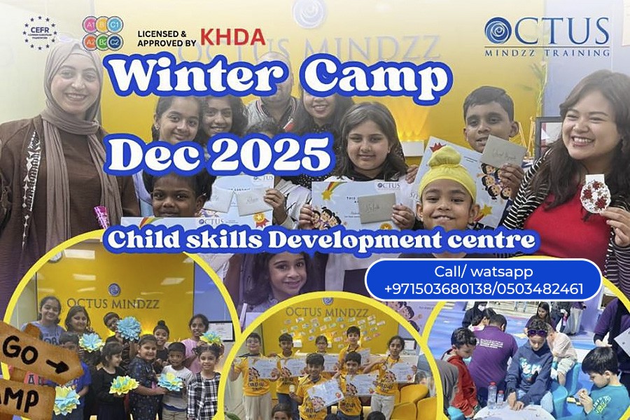Winter camp in Dubai showcasing activities and fun experiences for children during the holiday season