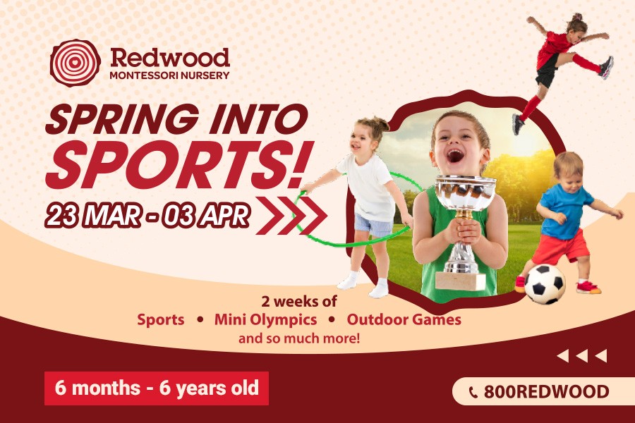Redwood Montessori Nursery promotes spring sports camps for kids in Abu Dhabi, focusing on active and engaging activities