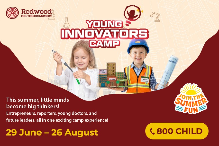 Young innovators participating in a summer camp focused on creativity and technology in Abu Dhabi